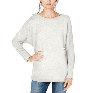 I.N.C International Concepts Womens Dolman Tunic Blouse, White, Medium - 1 of 1