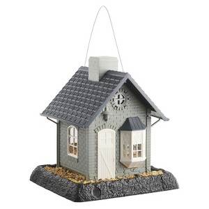 North States Village Wild Bird 5 lb Plastic Hopper Bird Feeder 4 ports Model No 9282 - 1 of 1