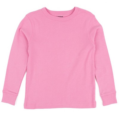 Leveret Kids Long Sleeve Cotton T-shirt Light Pink 8 Year : Target