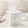 Creative Scents Mirror Janette Square White Tissue Box Cover - 2 of 4