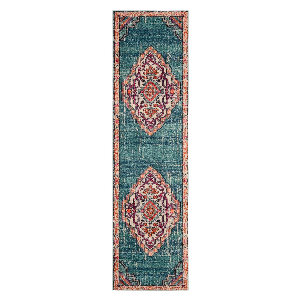  Bianca Medallion Area Rug Blue/Multi