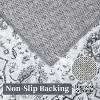 Boho Area Rugs Rug  Vintage Washable Rug Indoor Mats for Entryway Distressed Soft Bedroom Rug Non Slip Throw Rugs - 4 of 4