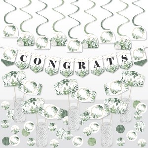 Big Dot of Happiness Boho Botanical - Greenery Party Supplies Decoration Kit - Decor Galore Party Pack - 51 Pieces - 1 of 4