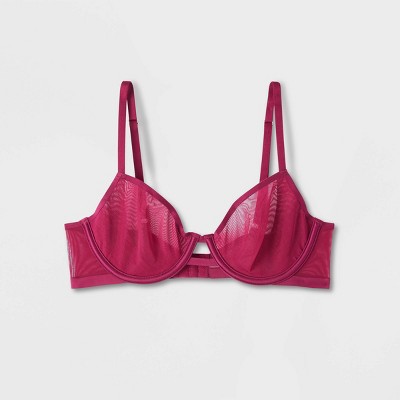 Women's Fishnet Lace Racerback Bra - Auden™ Pink 38ddd : Target