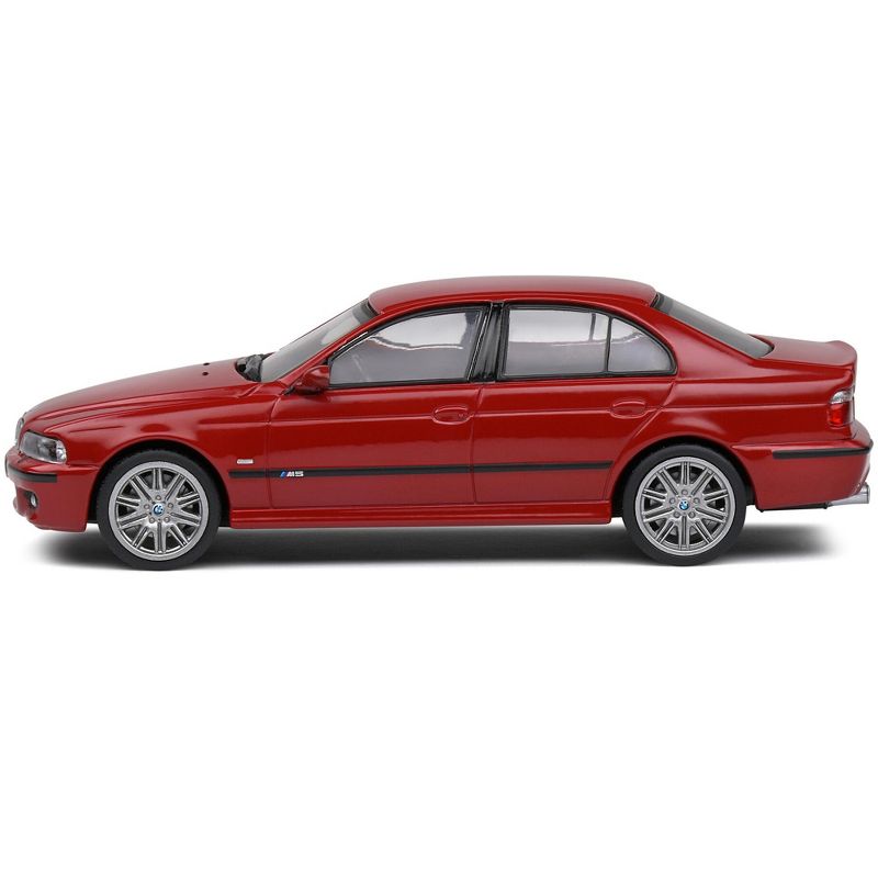 2003 BMW E39 M5 Imola Red 1/43 Diecast Model Car by Solido, 2 of 6