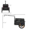 Trailer for Bike, Bicycle Cargo Trailer with Removable Storage Box - 3 of 4
