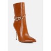Nicole Croc Patterned High Heeled Ankle Boots Women - 2 of 4