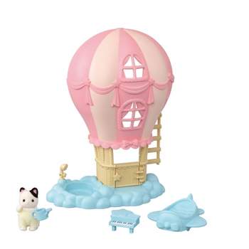 Calico Critters Baby Balloon Playhouse, Dollhouse Playset with Figure