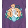Girls' - Disney Princess - Cinderella Midnight Pumpkin Fitted Short Sleeve Graphic T-Shirt - 2 of 4