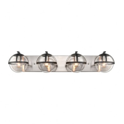 Elk Home Davenay 4 - Light Vanity in  Satin Nickel