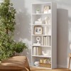 6-Tier Bookshelf, 23.6 Inches Open Bookcase with Adjustable Storage Shelves - 3 of 4