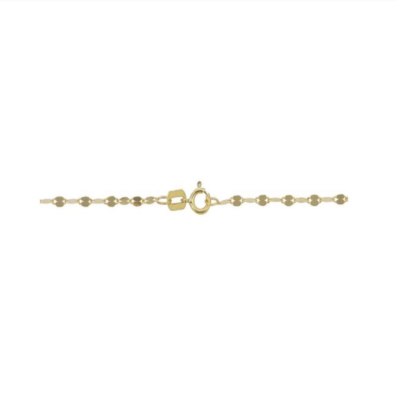 Pompeii3 14k Yellow Gold 1.9-mm Mirror Flat Link Chain (18 inches), 2 of 6