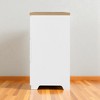 Mshliw 6 Drawer Dresser, Wooden Storage Cabinet Clothes Organizer, Wide Chest with Large Storage for Bedroom, Living Room, or Entryway - 2 of 4