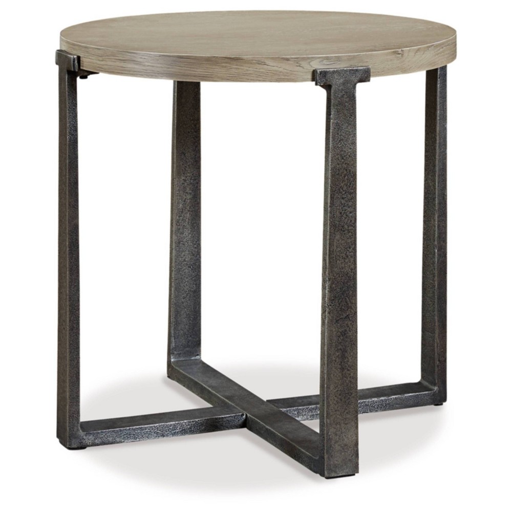 Photos - Dining Table Ashley Dalenville End Table Black/Gray/Brown/Beige - Signature Design by 