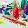 Joyfy 4 Pcs 3D Printed Dragon Eggs with Laser Dragon, Cool Articulated Magic Fidget Toys for Christmas Stocking Stuffers Party Favors and Classroom - 2 of 4