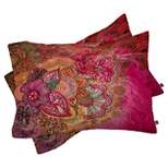 Stephanie Corfee Flourish Berry Lightweight Pillowcase Standard Pink - Deny Designs