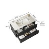 NicBex Floating Bathroom Vanity with Sink,Bathroom Sink Vanity with 2 Drawers,Bathroom Sink Cabinet without Drain and Faucet,Pre-assemble - 3 of 4