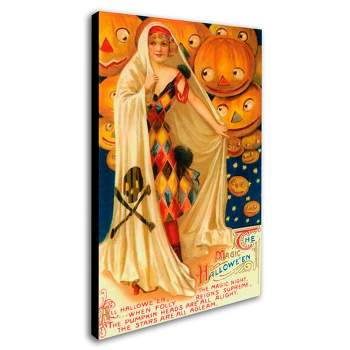 Trademark Fine Art -Vintage Apple Collection 'Halloween Beauty Pumpkins' Canvas Art