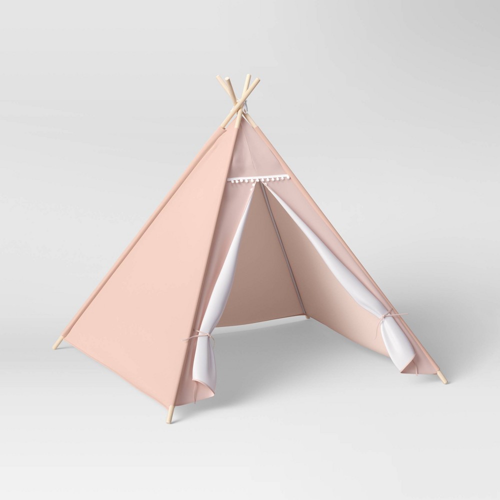 Photos - Playhouse / Play Tent Pom Pom Kids' Tent Pink - Pillowfort™