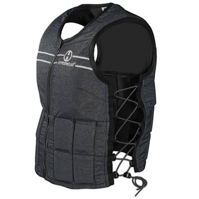 Hyperwear Hyper Vest FIT Women's Adjustable Weighted Vest with Zipper -  5lbs (L)