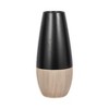 Sagebrook Home Ceramic Vase Contemporary Two Tone Decorative Table Accent - 3 of 4