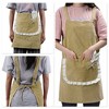 Unique Bargains H Shoulder Corduroy Apron 1 Pc - 2 of 4