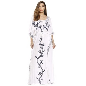 21678-WHITENAVY-XL Riviera Sun Caftan / Caftans for Women - 1 of 2