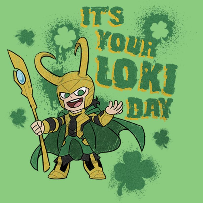 Girl's Marvel It’s Your Loki Day T-Shirt, 2 of 5