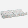 Bacati - Jungle Safari Aqua/Orange Muslin Quilted Changing Pad Cover - 4 of 4