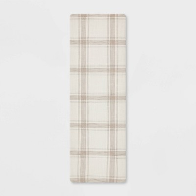 60" x 20" Plaid Comfort Runner Mat - Threshold™