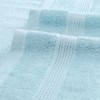 Unique Bargains Soft Highly Absorbent Large Stripe Bath Towels 28" x 56" 2 Pcs - 2 of 4