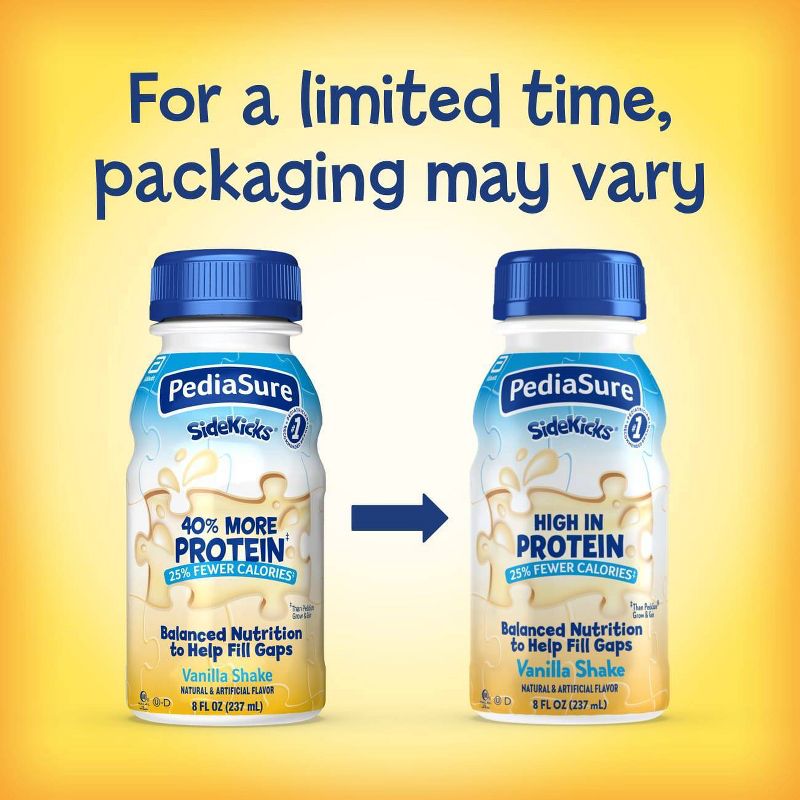PediaSure SideKicks High Protein Nutrition Shake Vanilla - 6pk/48 fl oz, 4 of 10