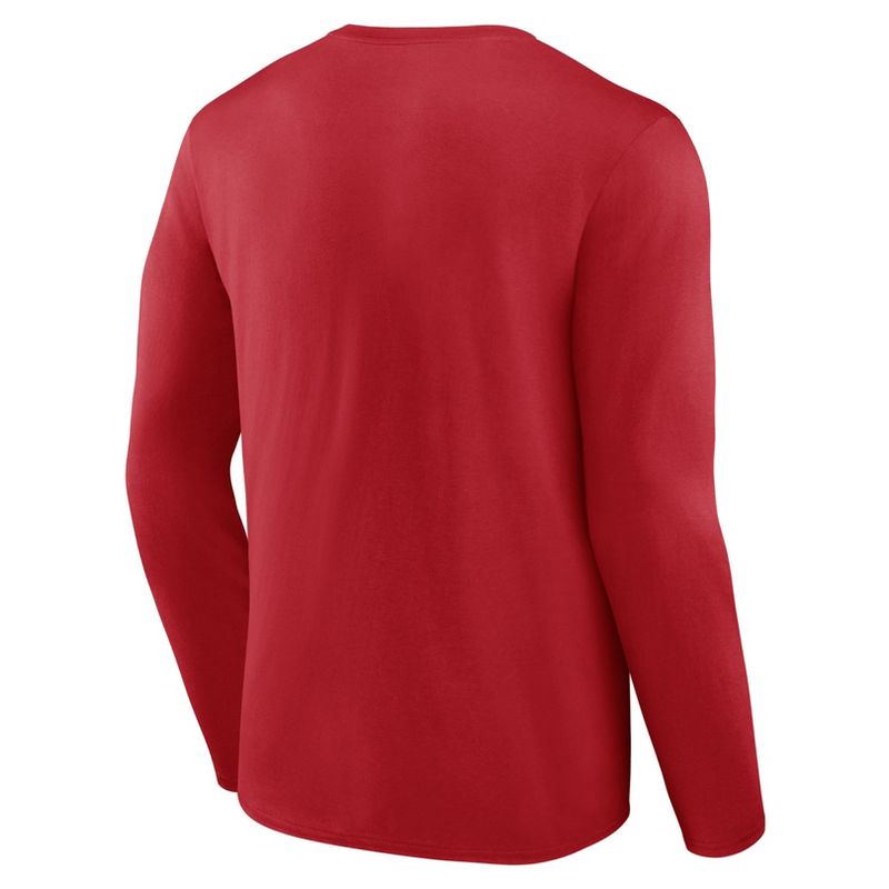 NCAA Wisconsin Badgers Men&#39;s Chase Long Sleeve T-Shirt, 3 of 4