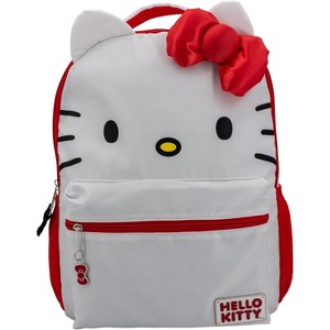 Hello Kitty Backpack for Girls, Sanrio Kawaii Bookbag, 16 Inch Anime School Bag with 3D Features - 1 of 4