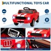 Jojoka 12V Ride on Toy for Kids, Battery Powered Electric Car for Toddlers with Remote Control, Safety Belt, 3 Speeds, Lights, Music - 3 of 4