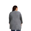 Women's Long Sleeve Draped Cardigan - Plus - On The Plus Side - 3 of 4