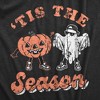 Mens Tis The Season T Shirt Funny Scary Halloween Disguise Lovers Tee For Guys - Crazy Dog Men's T Shirt - image 2 of 4