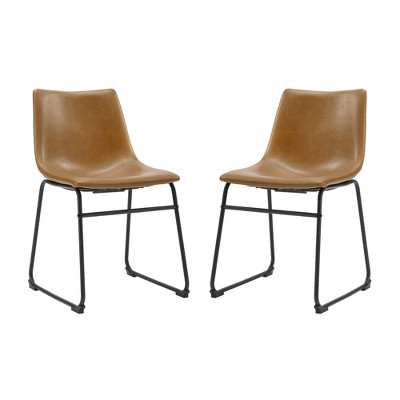 target faux leather dining chairs