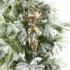 14.5"H Sullivans Christmas Encrusted Gold Finial Ornament  Clear-Gold - 3 of 3