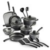 LunaLulink 18 Piece Non-stick Cookware Set, Steel Gray - 2 of 4