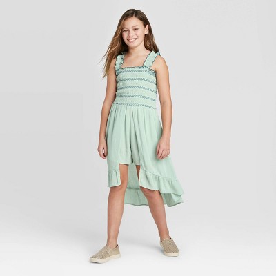 target green dress