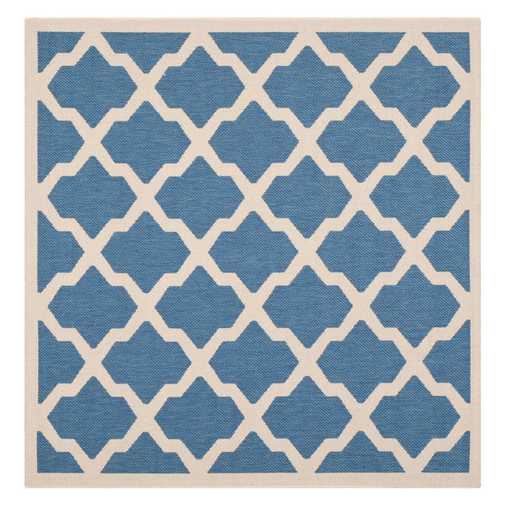  Square Amherst Evie Outdoor Rug Blue/Beige