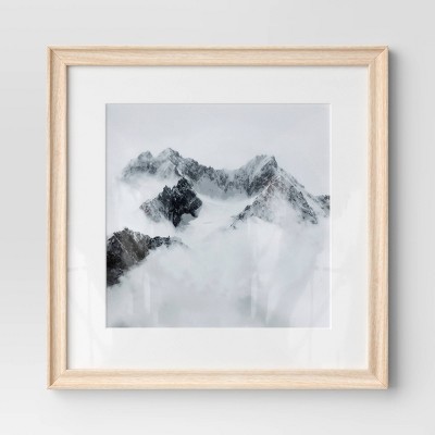 16" x 16" Matted to 12" x 12" Wedge Poster Frame Natural - Threshold™