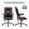 Ora Maison Ergonomic Office Chair 300lbs with Inflatable Lumbar Support - 3 of 4
