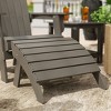 WestinTrends Outdoor Patio All-weather Modern Folding Ottoman - 2 of 3