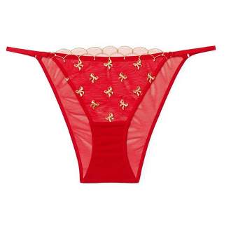 Adore Me Women's Averly Brazilian Panty Xs / Barbados Cherry Red. : Target