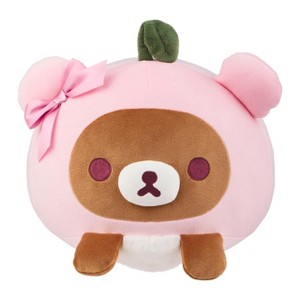 Chairoikoguma San-X Original Cherry Mochi Cushion Plush - Pink - 1 of 4