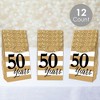 Big Dot of Happiness We Still Do - 50th Wedding Anniversary - Anniversary Gift Favor Bags - Party Goodie Boxes - Set of 12 - 2 of 4
