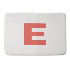 Deny Designs April Lane Art Block Monogram Memory Foam Bath Mat - 1 of 4