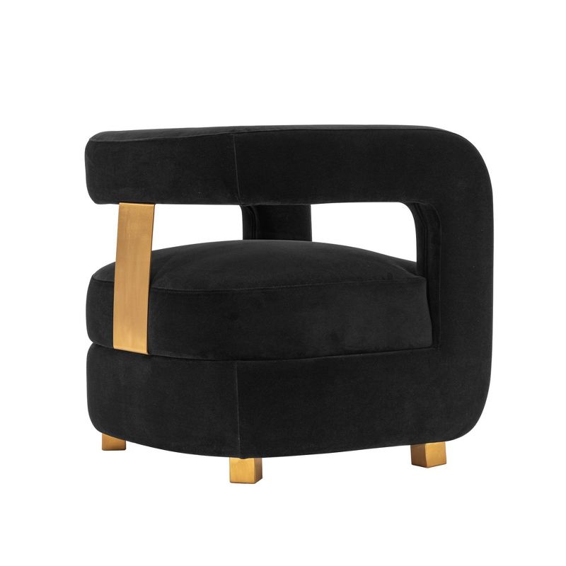 Amirah Modern Velvet Upholstered Accent Chair - Manhattan Comfort, 5 of 11